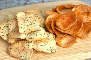 How to make thin crispy keto chips | Keto vegan gluten-free