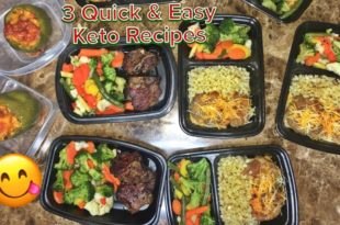 3 Easy Keto Meals (Beginner Friendly Meal Prep). I recently started a ketogenic diet and wanted to share 3 quick and easy meals that I got to prep the other day. Please let me in the comment section if you guys are interested in seeing more videos about the diet and don't forget to give me a thumbs up!