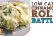 Low Carb CINNAMON ROLL BATTLE - The BEST Keto Cinnamon Rolls Recipe! Join us for an epic Low Carb Cinnamon Roll Battle, as we search for the best keto cinnamon rolls recipe on the internet! From nut-free cinnamon rolls made with coconut flour to gluten free, sugar free cinnamon rolls made from almond flour, you're sure to find a favorite here somewhere. Don't be tempted by Cinnabon - check out the links to the two delicious recipes we tested below